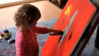 Aelita Andre, artist, aged 2