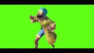 Green screen pubg dance killing machine set