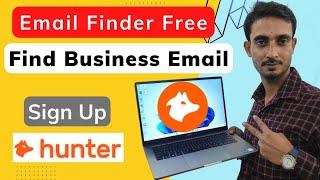 Hunter io | Hunter io Email Finder | How To get temporary work email