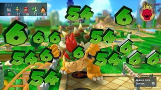 Mario Party 10 - Luigi, Mario, Yoshi, Donkey Kong vs Bowser - Mushroom Park
