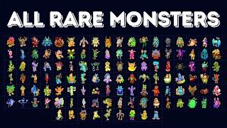 ALL RARE MONSTERS in My Singing Monsters by Alphabetical order | All Sounds & Animations