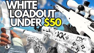 BEST BUDGET WHITE Inventory for CS2! (CHEAP WHITE Skins Loadout Under $50)