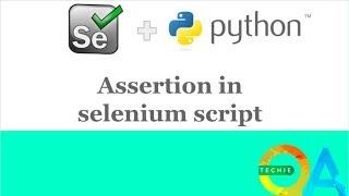 How to do assertion in python with Selenium?