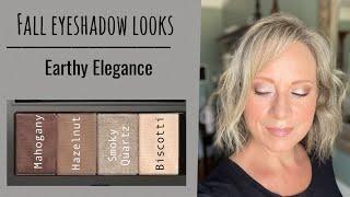 Earthy Elegance Fall eye shadow look