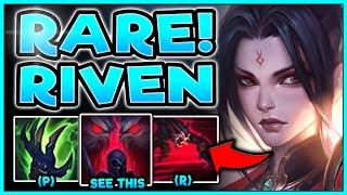 THE MOST "RARE" RIVEN MATCHUP OF ALL-TIME (GUIDE) - Riven TOP Gameplay Guide S11