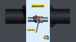 How to tie Boom Hitch Knot simple and strong #lifehacks #howtotie #tutorial #boomhitch #boxknot