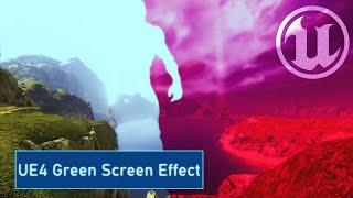 UE4 Green Screen Material (unreal engine tutorial)