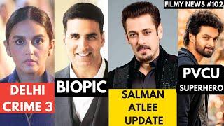 Salman Khan Atlee Update, New PVCU Movie, Fahadh Faasil Bollywood Movie, HIT 3, Jigra Trailer & More