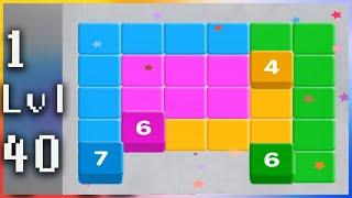 Stack Blocks 3D Block Puzzle - Gameplay Walkthrough - Levels 1-40