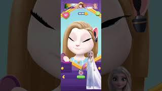 my angela #fronzes #elsa #shorts #mytalkingangela2 #cat #gameplay