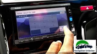 Honda Gather VXM 164 VFi Unlock Code password remotely