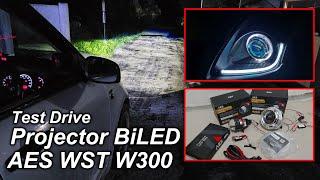 Test Drive Projector BiLED AES WST W300 3 Inchi Bluelens
