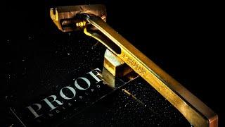 ONE OF A KIND - BRASS - PROOF Razors | @proofrazor | Ft. Phoenix Shaving - Camp Phoenix