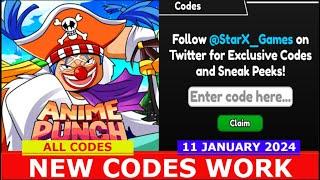 *NEW UPDATE CODES WORK* [FRUITS]Anime Punch Simulator ROBLOX | ALL CODES | JANUARY 11, 2024