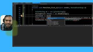 How to open Color and Font Dialog box using WPF? | MSDEVBUILD Tamil | MS learn Tamil