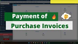 33  Payment of Purchase Invoices