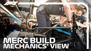 Mechanics POV: Mercedes F1 Mechanics Prepare W11 For Qualifying