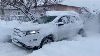 FORD EDGE #offroad in the snow