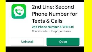 2nd line second phone number how to use | 2nd line app number not working