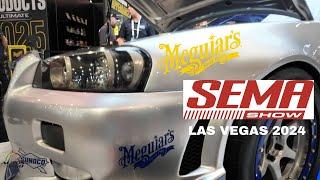 Meguiar's car cleaning new products at the 2024 SEMA Show in Las Vegas!