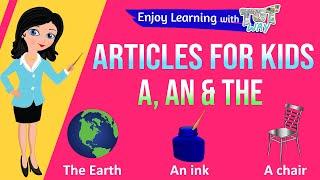Articles For Kids (a, an & the) English | Grade 2 & 3 | TutWay