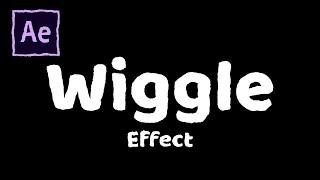 Wiggle Effect After Effects Tutorial | Quick Motion Graphics Tutorial | Wiggly Animation