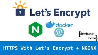 Set up HTTPS using Let's Encrypt and NGINX