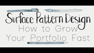 How to Grow Your Surface Pattern Design and Textile Design Portfolio Fast  Part 1