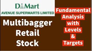 Avenue Supermarts Ltd (DMART) a Multi-bagger Retail Stock Fundamental Analysis with levels & Targets