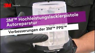 3M™ Hochleistungslackierpistole - schnelles Einrichten mit dem  3M™ PPS™ Serie 2.0 System