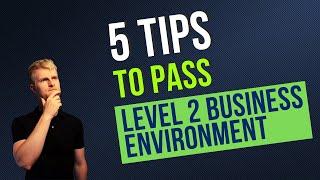 AAT Business Environment Synoptic - 5 Tips to Pass Your Exam!