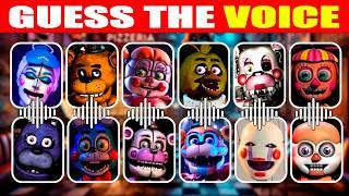  Guess Five Night At Freddy's by Their Voice  Animatronic Quiz 