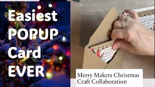 Easiest Popup Card using Curiouser & Curiouser by Graphic 45 - #merrymakerscraftycollab