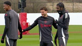 Mount RETURNS! Chido, Dalot, Heaven, Ugarte, Onana SLAPPED! | Man Utd train ahead of Real Sociedad