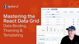 Mastering React Data Grid with Ignite UI - Data binding, Theming & Templating