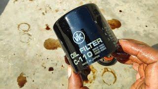 Why Choose VIC Oil Filters? VIC Oil Filter cut-out after 8600 Kms