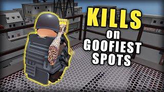 Getting KILLS on EVERY GOOFY SPOT in Phantom Forces!