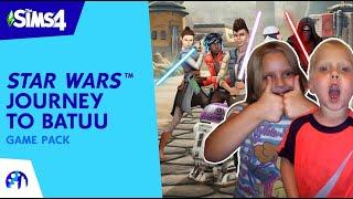 My Kids REACT to the New Star Wars Sims 4 Pack (Because I would only be negative)