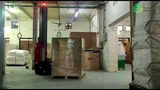 Self Moving Wrapping robot | Online pallet stretch wrapping machine PR ROBO 600 | Pallet wrapper