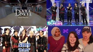 SB19 'DAM' Dance Practice | 'DAM' on 'All-Out Sundays!' | All-Out Sundays Interview | Reaction!