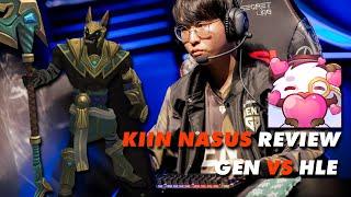 Kiin Played Nasus!?! // Master EMax Nasus Main Reviews GEN vs HLE