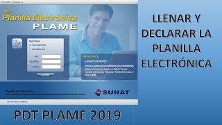 TUTORIAL- registro PDT PLAME PLANILLA ELECTRONICA