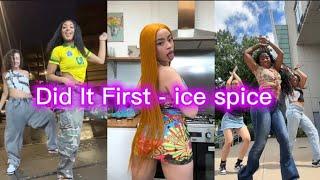 Did It First Dance challenge | Ice Spice feat Central Cee ||TikTok Compilation#icespice #centralcee