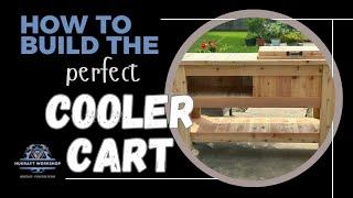 The Ultimate Beverage / Cooler Cart - Perfect for a Pool Party , BBQ & Tailgating
