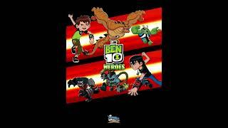 Ben10 heroes with firey toad