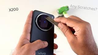 Vivo X200 Screen Scratch Test