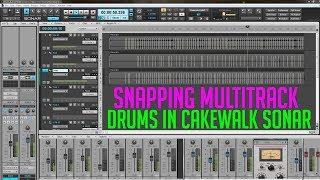Snapping Multitrack Drums To A Grid In Cakewalk Sonar (Time Aligning Drums)