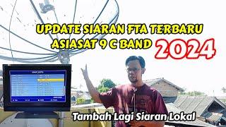 Tambah siaran lagi || update siaran fta Asiasat 9 c band terbaru oktober 2024