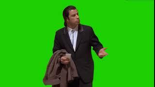 John Travolta Meme Green Screen | Ultra Key / Chroma Key footage of Confused Travolta