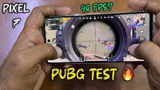 Google Pixel 7 Test Game PUBG | PUBG GRAPHICS 90 FPS, GAMEPLAY, GYROSCOPE ️